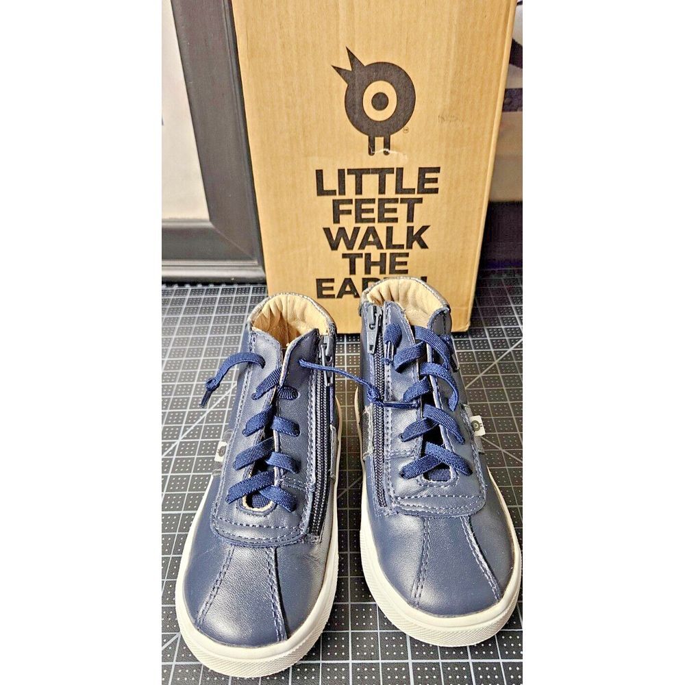 OLD SOLES toddler Boy's Glamourama high top Zip sneakers US size 9